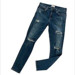 AGOLDE size 28 distressed skinny jeans